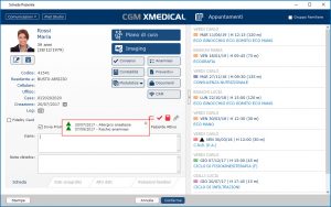 Scheda paziente - CGM XMEDICAL