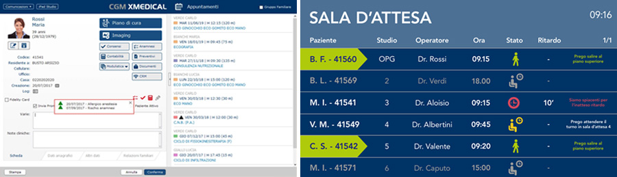 oftware per la gestione dei poliambulatori CGM XMEDICAl